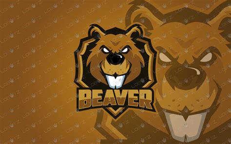 Designing a versatile beaver mascot logo that can be used across different mediums